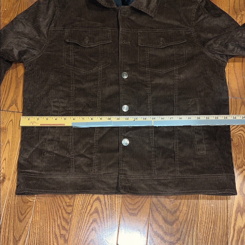 Men's Brown Corduroy Jacket 3XL - Picture 14 of 16